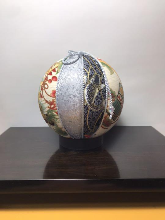 Temari  Interior decoration  gift helmet   white
