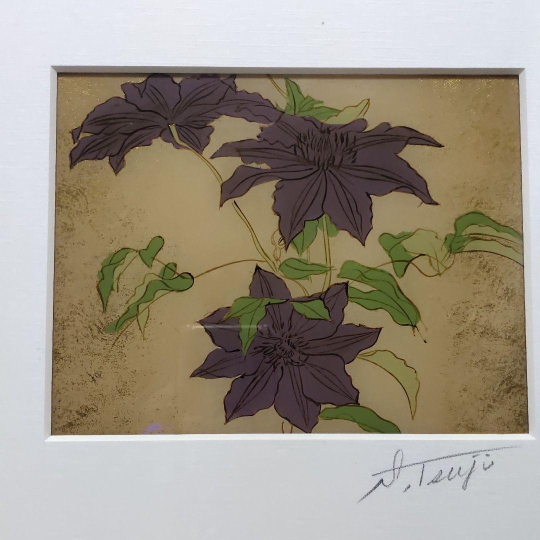 Maki-e lacquer frame Maki-e artist Teruji Tsuji's work Kagawa lacquer