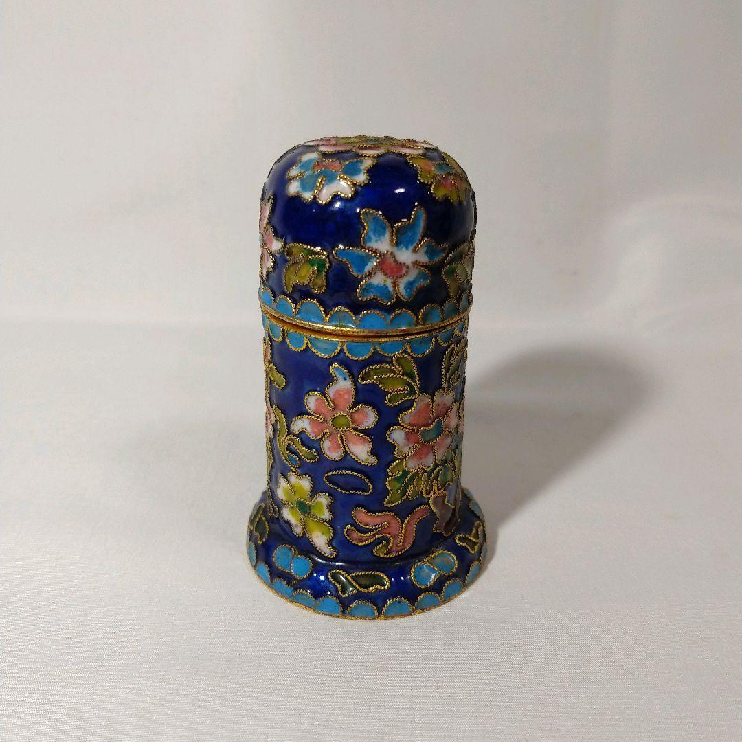 Cloisonne ware Kogo toothpick holder accessory case