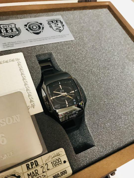 Resident Evil 3rd Anniversary Wristwatch & Zippo GSX012 Serial