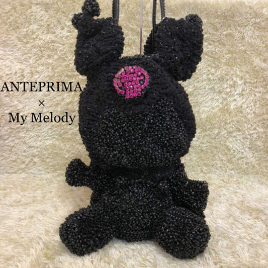 Anteprima Sanrio Collaboration Kuromi Limited Rare Wire Bag Black