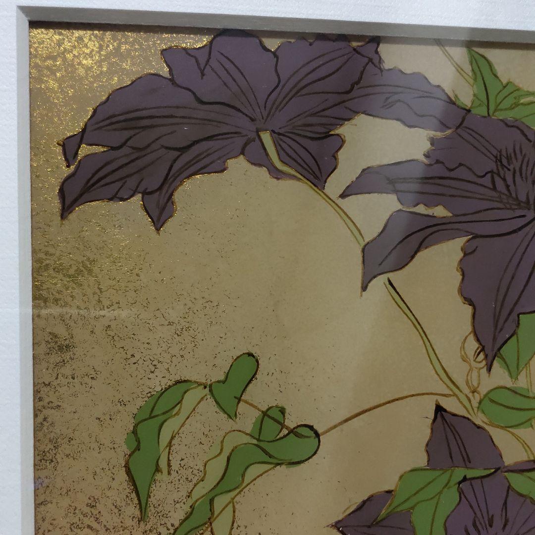 Maki-e lacquer frame Maki-e artist Teruji Tsuji's work Kagawa lacquer