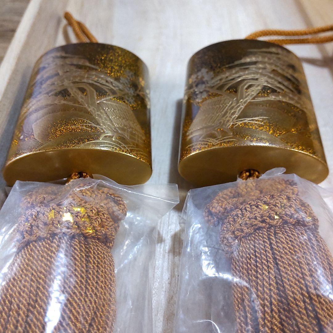Wajima Lacquer Total Gold Maki-e Wind Town