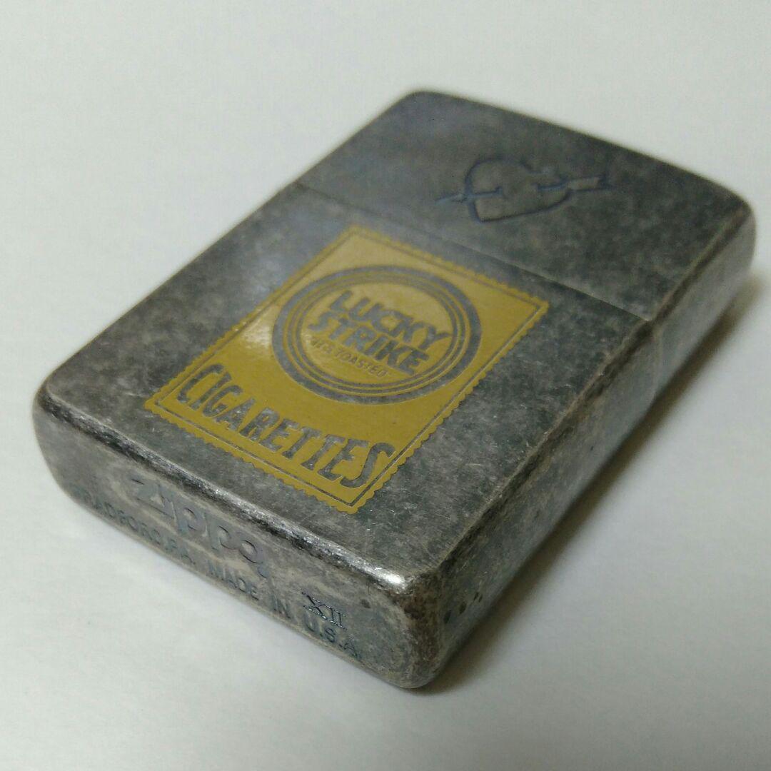 As is For Parts ZIPPO '96 LUCKY STRIKE HEART & ARROW