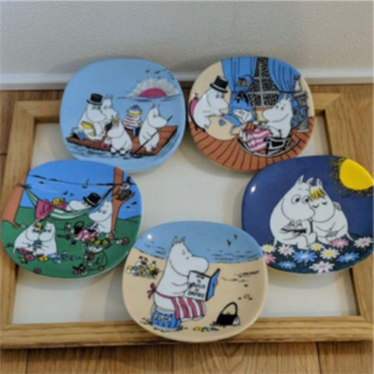 5 Arabian Moomin wall plates
