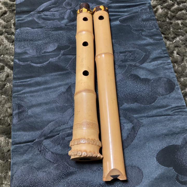 shakuhachi kinko-ryu two-shaku pipe relay tortoiseshell tortoiseshell