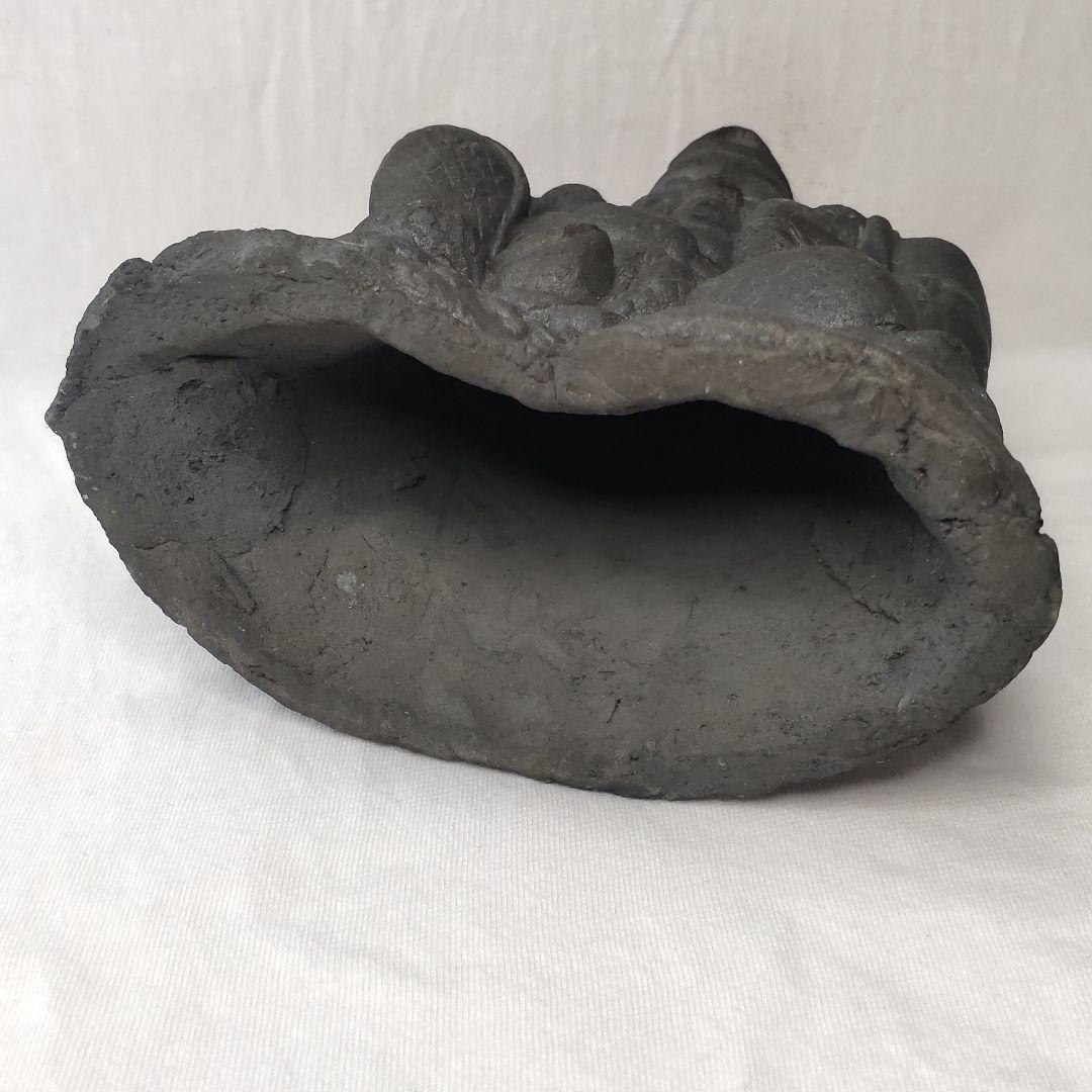 Mr. Ebisu Pottery Onigawara Unglazed Brick Buddha