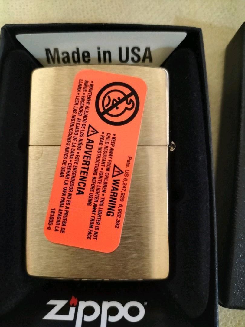 As is for parts ZIPPO lighter solid brass SOLID BRASS ZIPPO