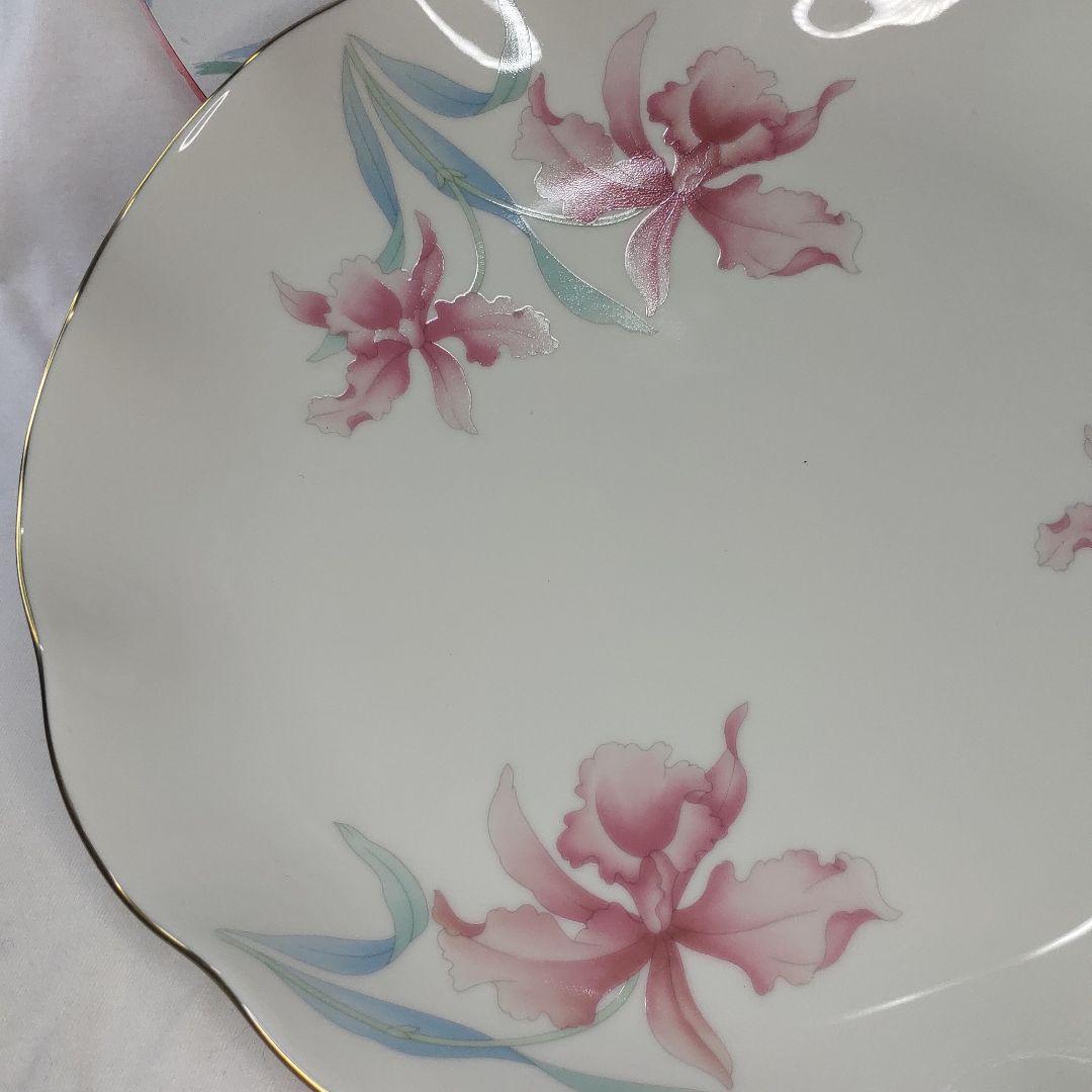 Koransha cattleya series large plate diameter 28cm co-box unused