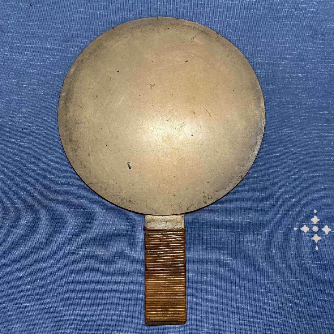 Bronze mirror old turtle crane Shochikuume antique Bungo Nishimura Masashige