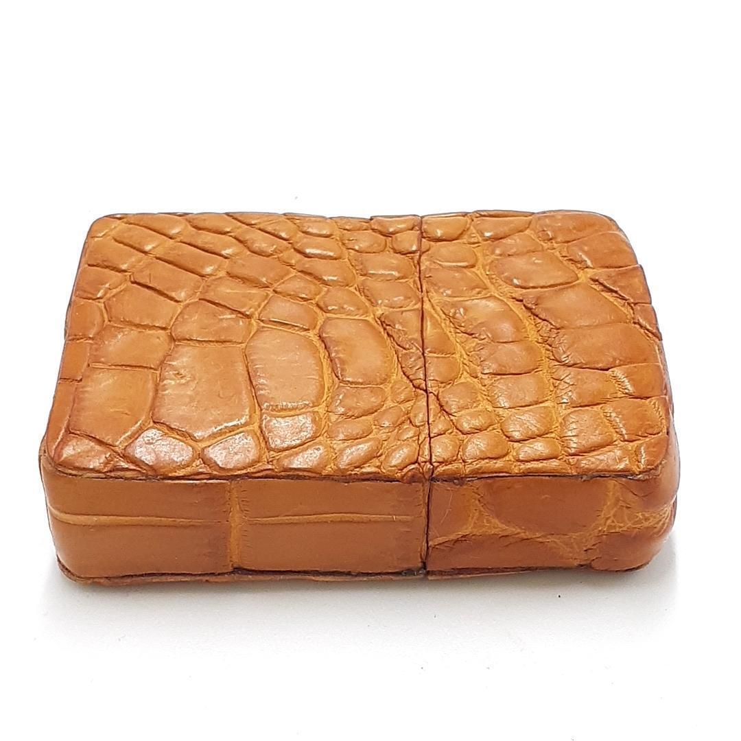 As is For Parts Unused Hatari Leather Wallet Workshop Zippo Oil Lighter