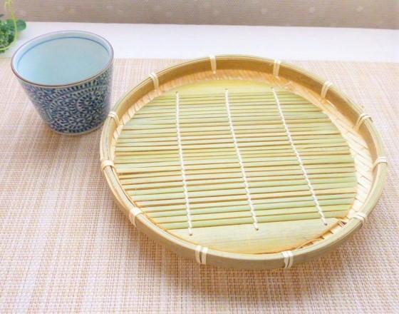 24 1/3 sheets New bamboo blind 17cm Zaru soba Natural bamboo