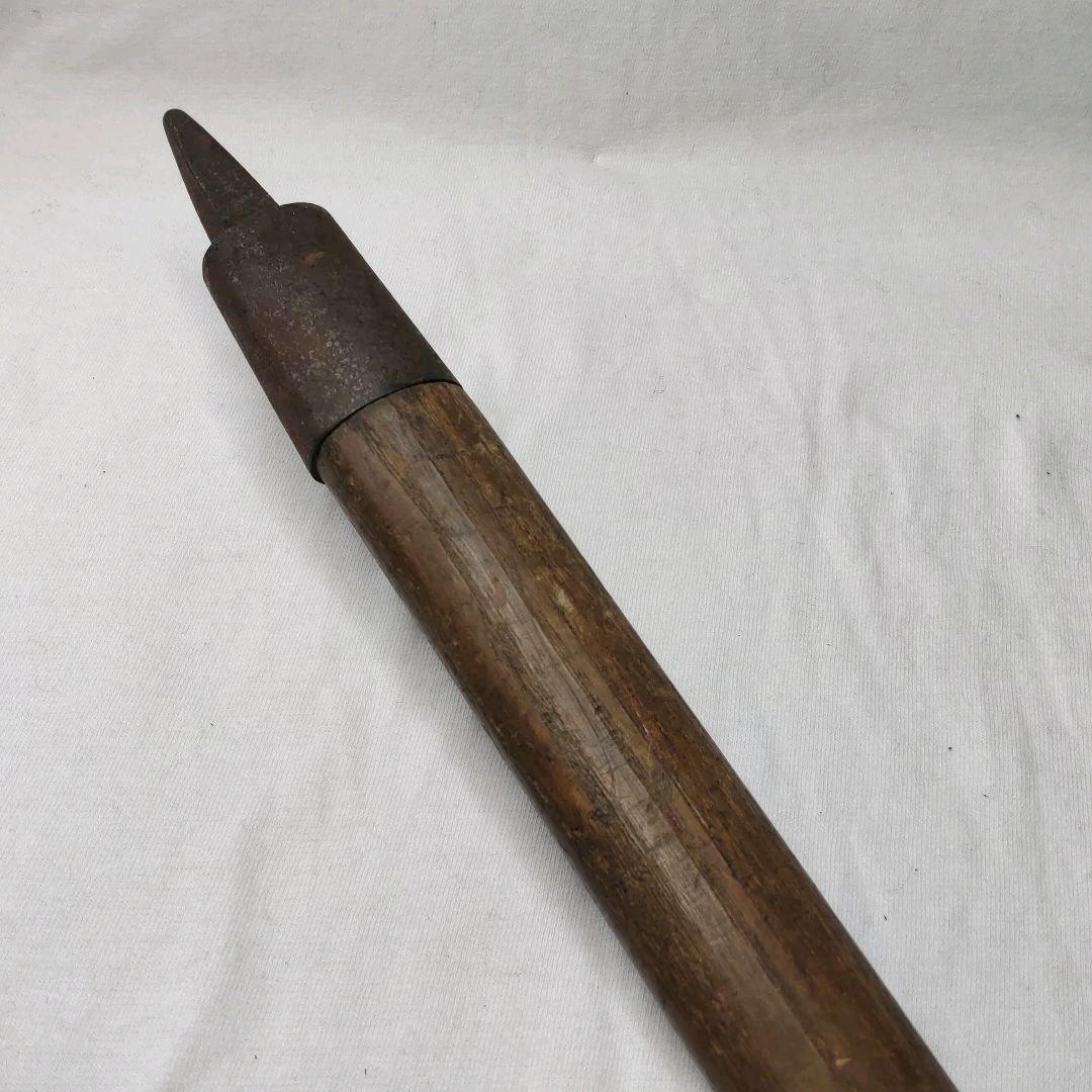 Ice ax ice ax with genuine leather cover TOP Inscription