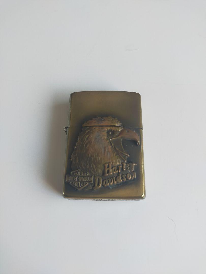 As is For Parts ZIPPO Lighter Harley Davidson Hawk Half Hawk