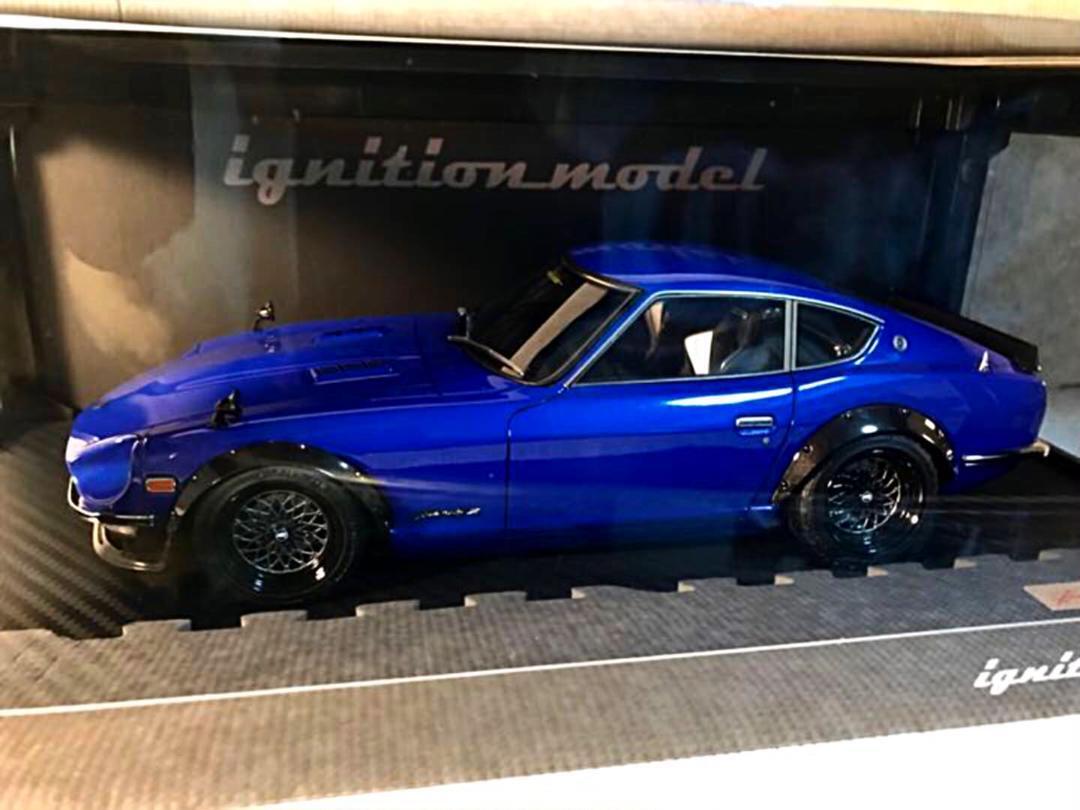 Ignition Model 1/18 Fairlady Z (S30) Blue Star Road