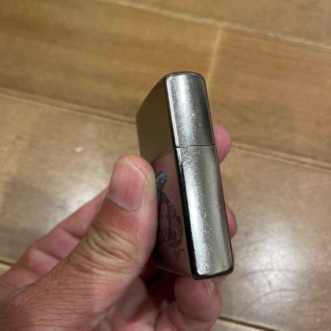 As is For Parts Zippo mazzi Dolphin Silver Opening and Closing Adjusted