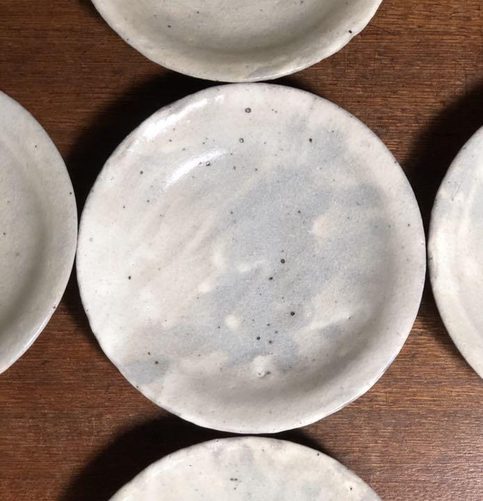 Powdered five-inch plate, Ogaya kiln, Toyoba Soya, famous plate