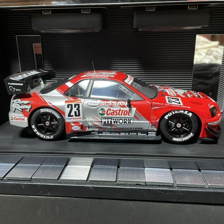 Unexhibited Auto Art 1/18 Skyline GT-R(R34) '02JGTC