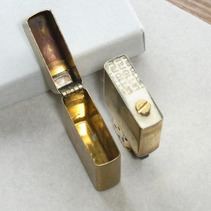 As is for parts ZIPPOライター　1993年 Zippo SOLID BRASS オーストラリア ジッポー ブラス