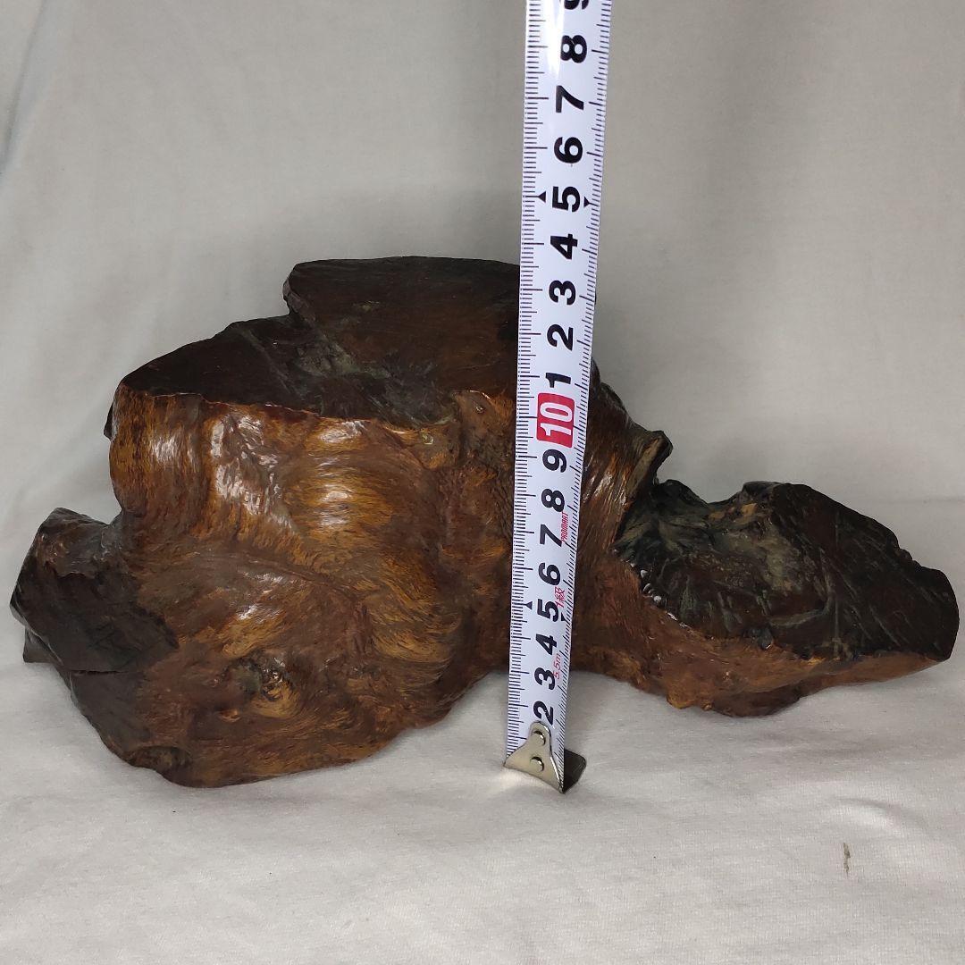 Antique stump Figurine Bonsai stand Jidaimono Old family collection