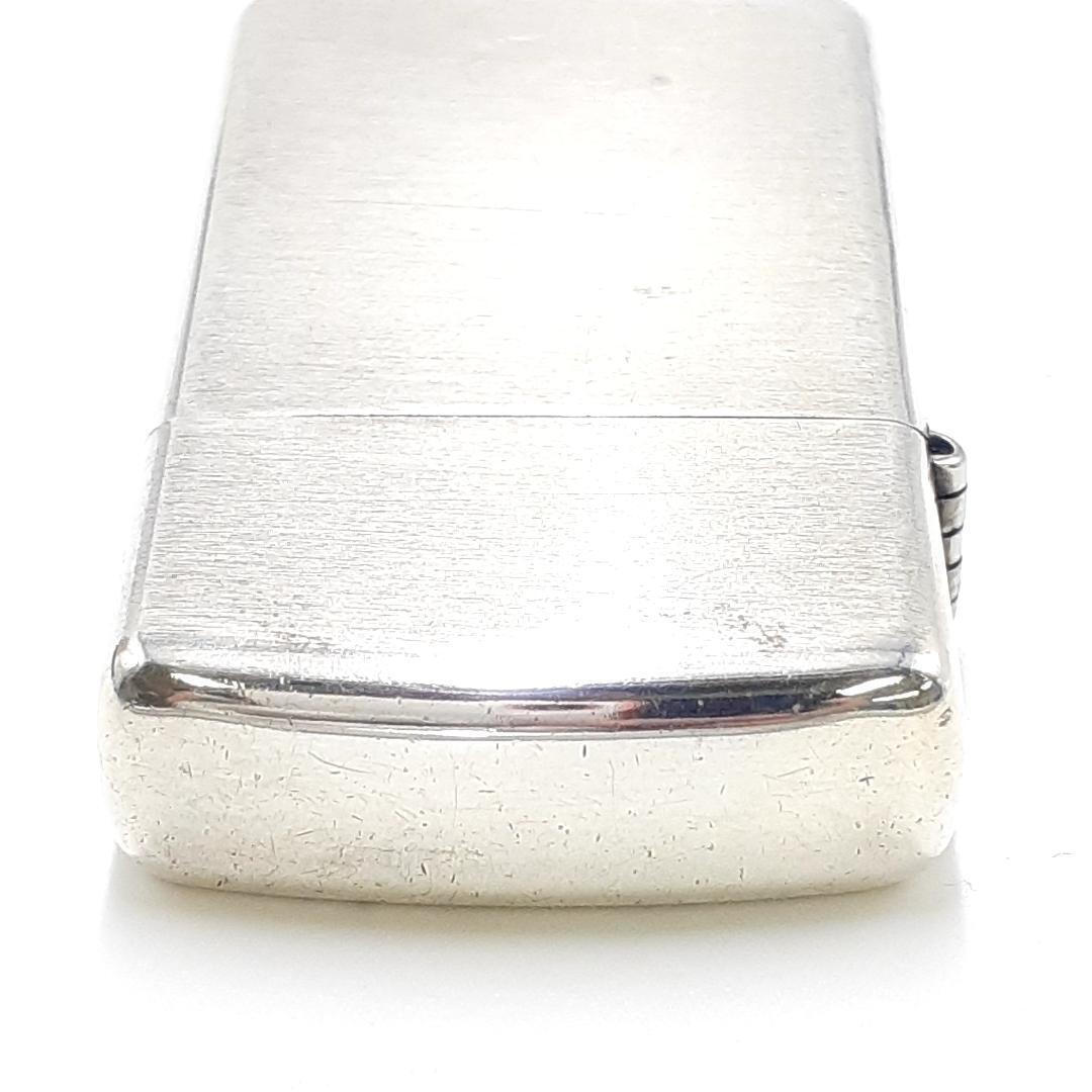 As is For Parts Zippo oil lighter sterling silver pure silver USA