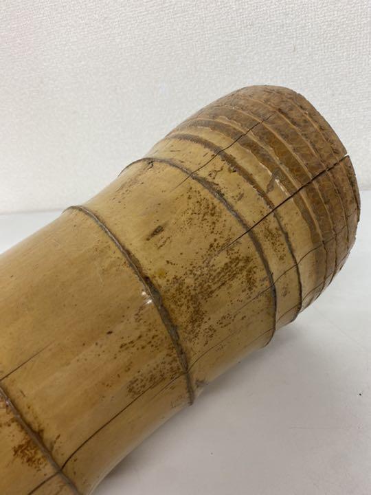Vase Bamboo Vase Bamboo Craft Cun Bamboo Double Cut Bamboo Tube