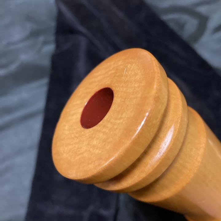 Shakuhachi Kinko-ryu 1-shaku 5-sun pipe Intermediate silver-wrapped woodwind