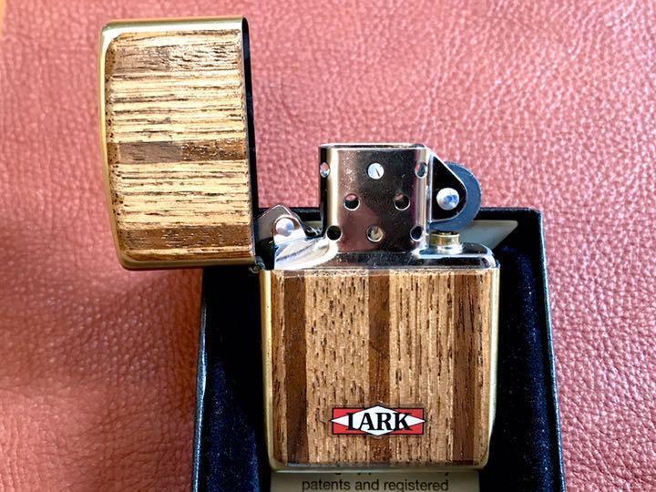 As is for parts Zippo Lark Pacific 2001 unused box brass