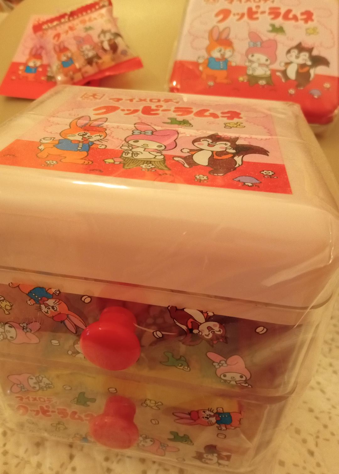 My Melody Cuppy Ramune Plastic Chest Accessory Case Mascot Can Case