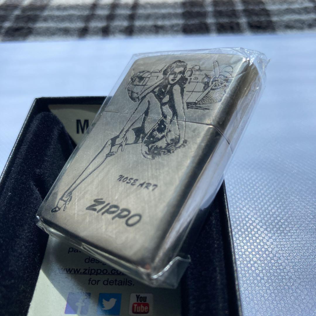As is For Parts ZIPPO Nose Art / Pinup Girl 1992