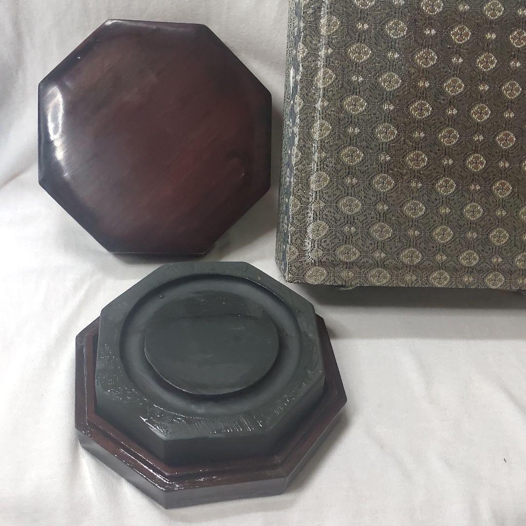 Tankei inkstone Octagonal inkstone Chinese calligraphy