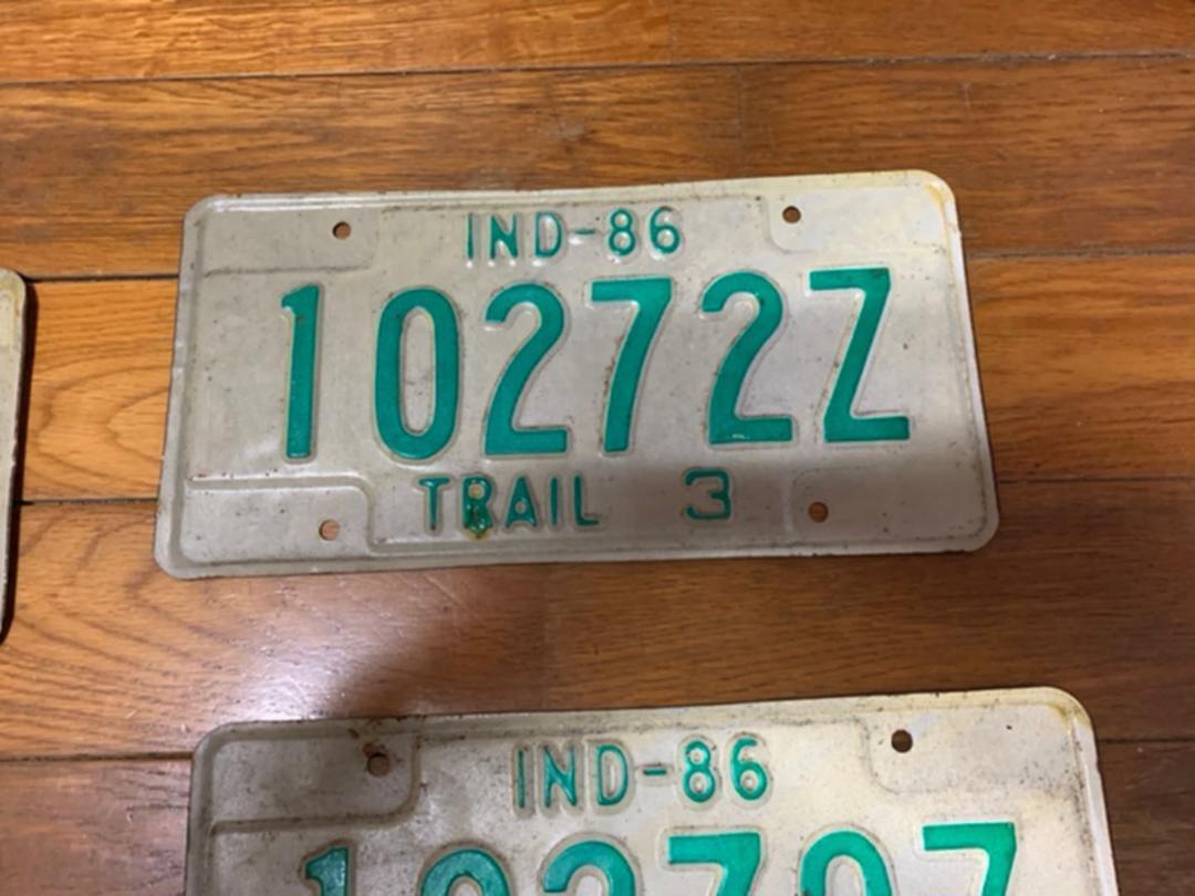 American military car license plate