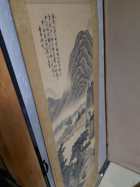 Hanging scroll art art antique art fashionable antique  JAPAN