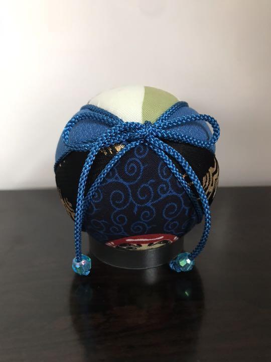 Temari  Interior decoration  gift  Daruma  Good luck Blue