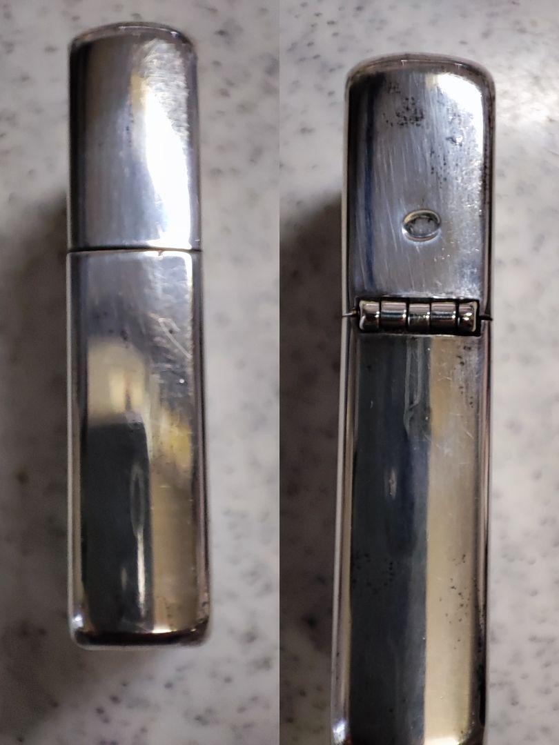 As is for parts Zippo lighter Silver with serial number