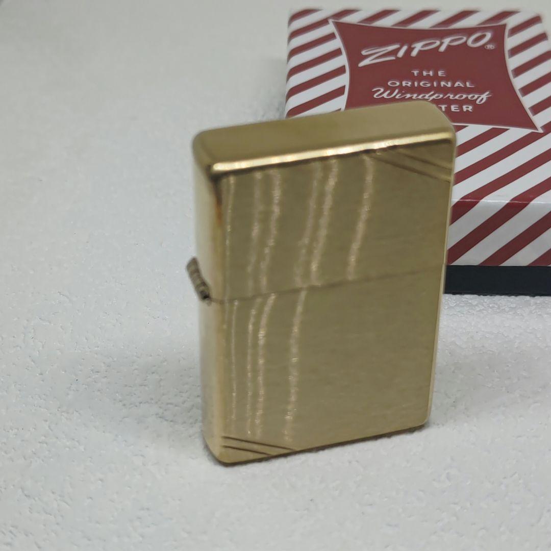As is for parts Zippo lighter new unused 2021 brass diagonal line Zippo