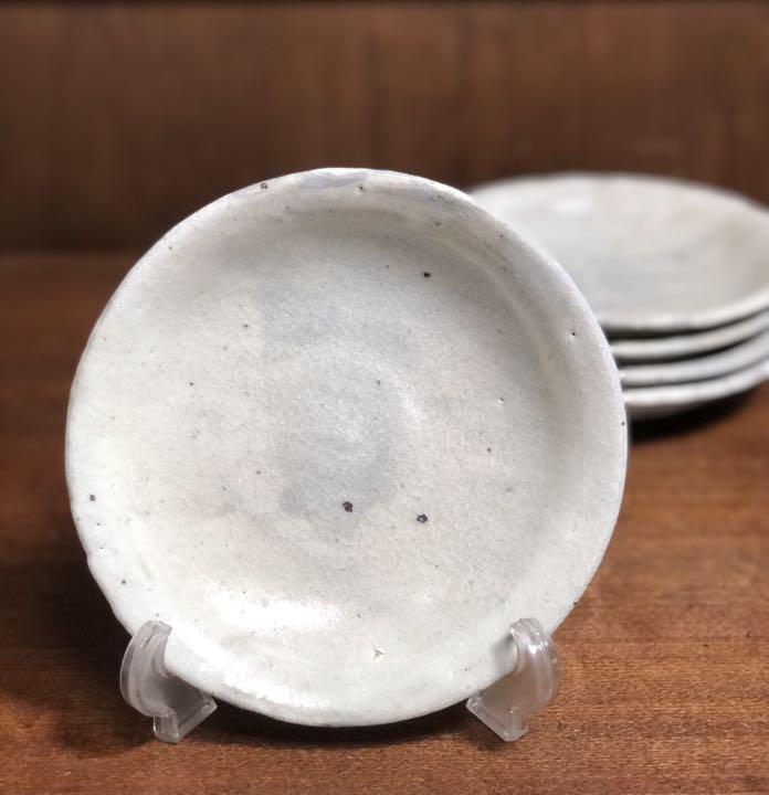 Powdered five-inch plate, Ogaya kiln, Toyoba Soya, famous plate