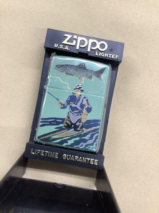 As is For Parts zippo fishing lacquer URUSHI