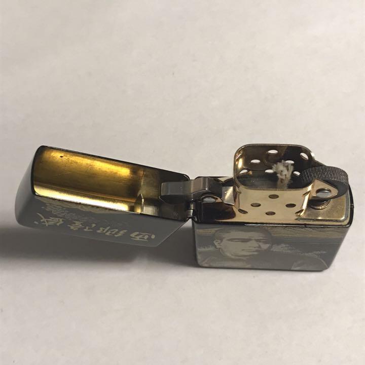 As is for Parts Unused ZIPPO Takamori Saigo Genuine Gold Makie Lacquer URUSHI MA