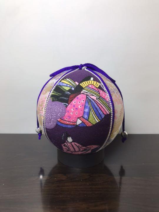 Temari Interior decoration gift  Orihime and Hikoboshi Purple