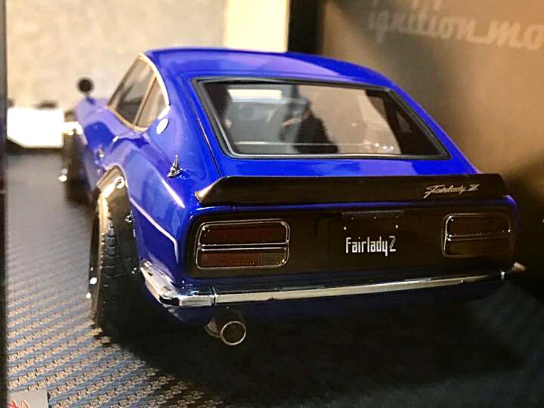 Ignition Model 1/18 Fairlady Z (S30) Blue Star Road