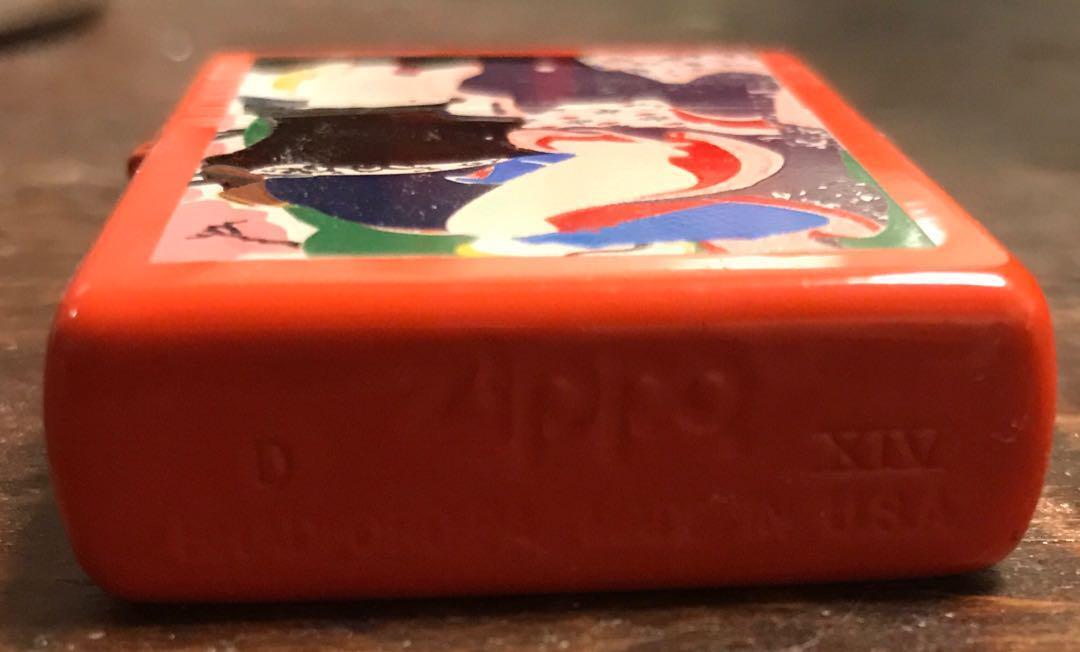 As is For Parts zippo Tadanori Yokoo design lacquer finish Zippo YOKOO TADANORI