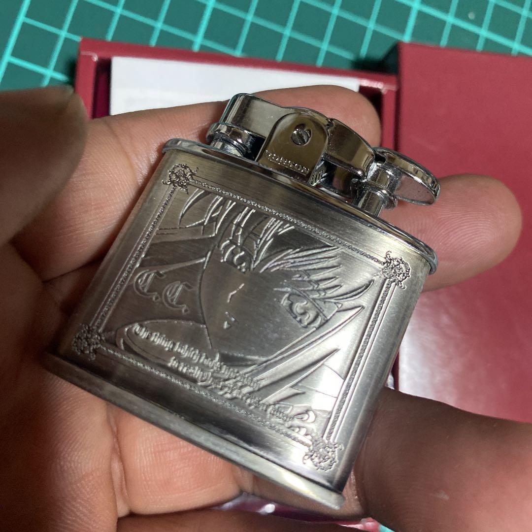 As is for Parts Ronson Code Geass double-sided oil lighter