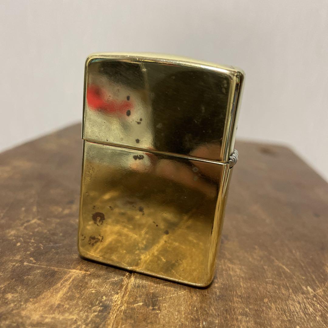 As is for parts ZIPPO lighter SOLID BRASS 1994
