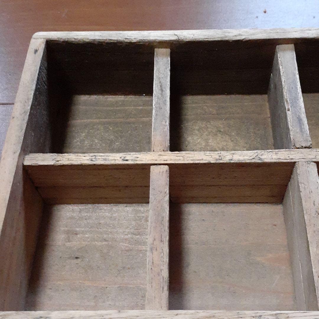 Showa retro accessory case wooden paulownia cedar antique