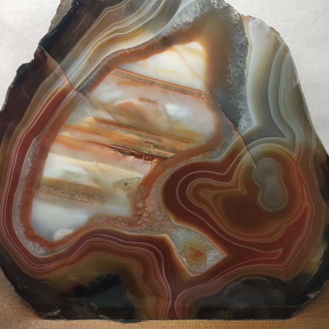 Agate Agate Natural Stone Figurine Appreciation Stone Feng Shui