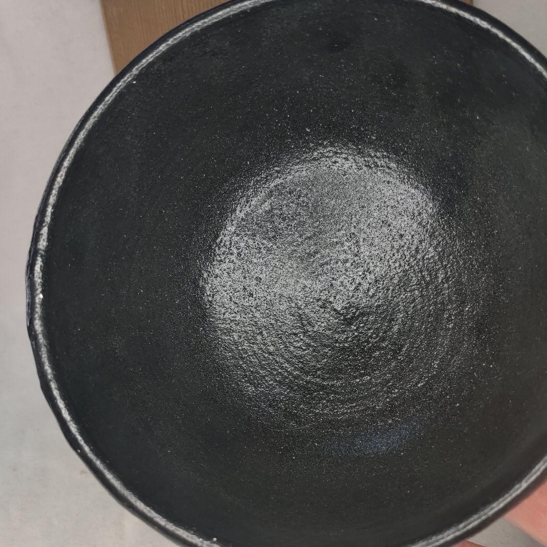 Tea utensils Satsuki Tea bowl Chiraku Saku Co-box Raku ware?