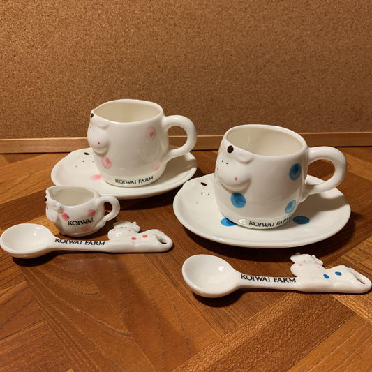 Showa Retro Koiwai Farm Koiwai Farm Cafe Set
