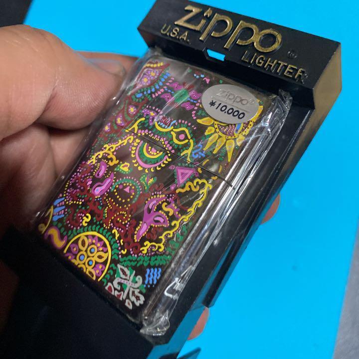As is For Parts Zippo  hide super rare paisley pattern oil lighter