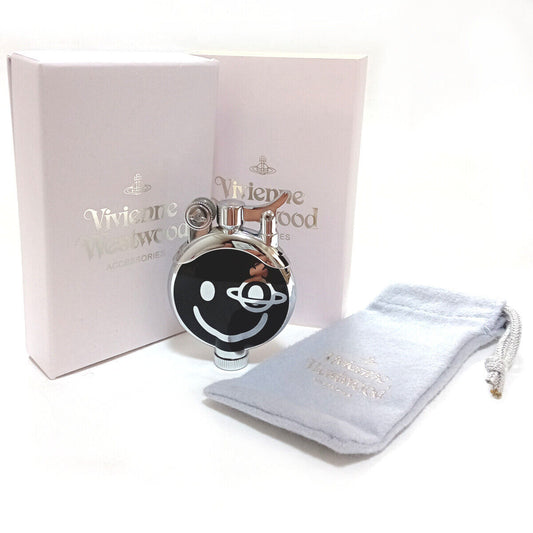 As is For Parts 新品　Vivienne Westwood  オイルライター シルバー×ブラック黒　スマイリータンク